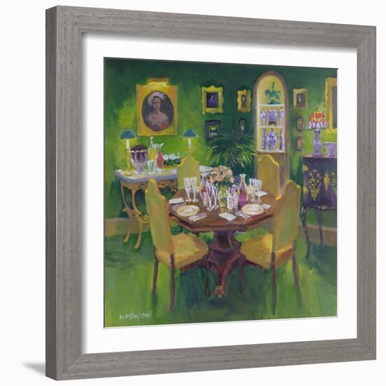 Dinner Party-William Ireland-Framed Giclee Print