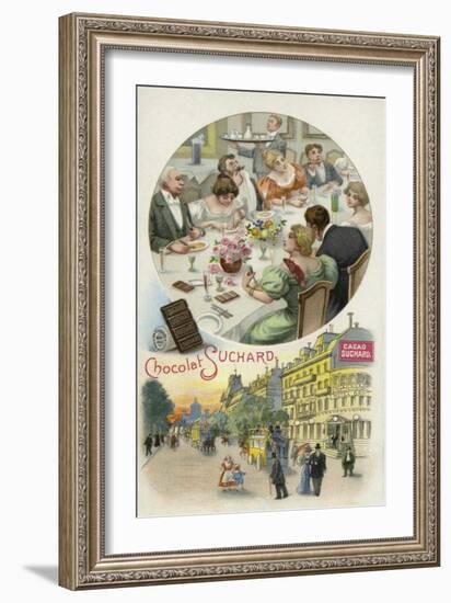 Dinner Party-null-Framed Giclee Print