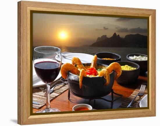 Dinner Rio De Janeiro-luiz rocha-Framed Premier Image Canvas