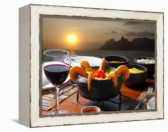 Dinner Rio De Janeiro-luiz rocha-Framed Premier Image Canvas