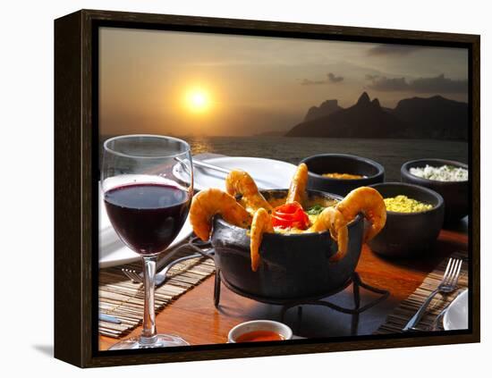 Dinner Rio De Janeiro-luiz rocha-Framed Premier Image Canvas