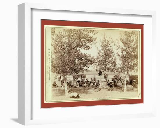 Dinner Scene-John C. H. Grabill-Framed Giclee Print