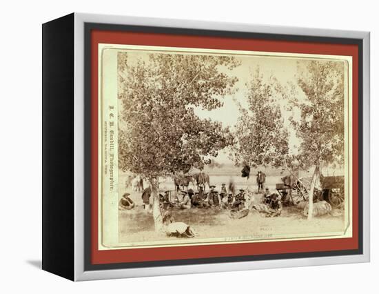 Dinner Scene-John C. H. Grabill-Framed Premier Image Canvas