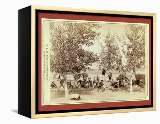 Dinner Scene-John C. H. Grabill-Framed Premier Image Canvas