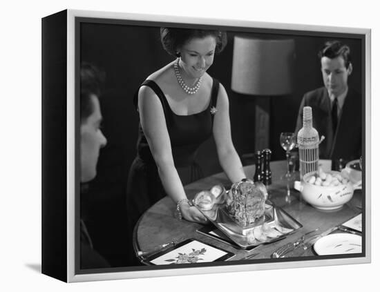 Dinner Served, 1964-Michael Walters-Framed Premier Image Canvas