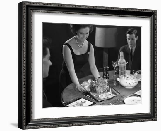 Dinner Served, 1964-Michael Walters-Framed Photographic Print