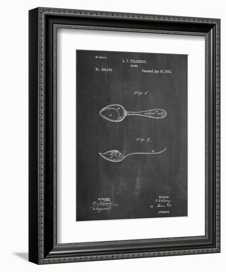 Dinner Spoon Patent-null-Framed Art Print