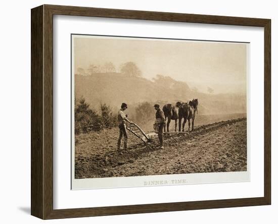 Dinner Time, from 'sun Artists: a Serial of Artistic Photography', Published 1889-91-Frank Meadow Sutcliffe-Framed Giclee Print