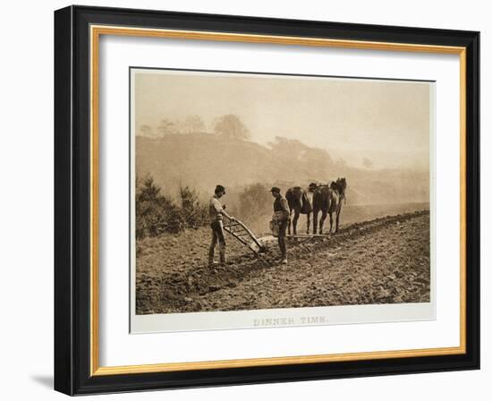 Dinner Time, from 'sun Artists: a Serial of Artistic Photography', Published 1889-91-Frank Meadow Sutcliffe-Framed Giclee Print