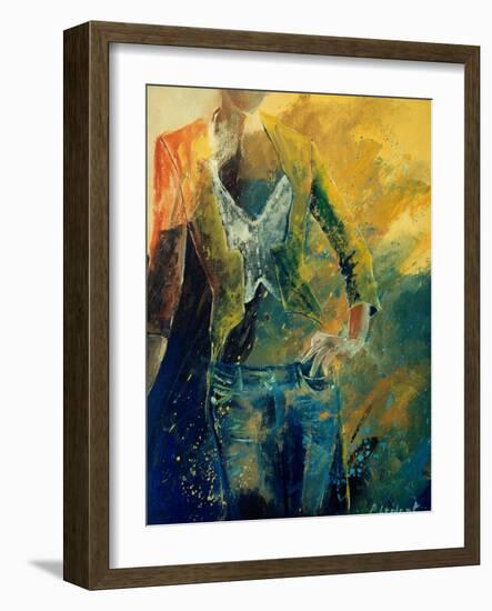 Dinnerjacket matches with jeans-Pol Ledent-Framed Art Print