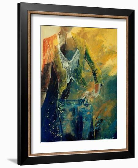 Dinnerjacket matches with jeans-Pol Ledent-Framed Art Print