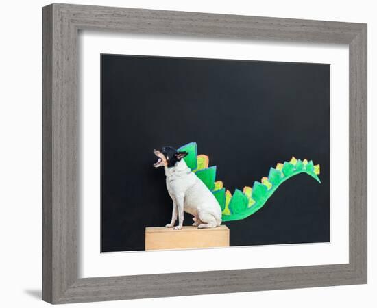 Dino Dog-Susan Sabo-Framed Photographic Print