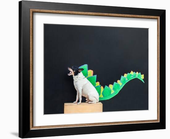 Dino Dog-Susan Sabo-Framed Photographic Print