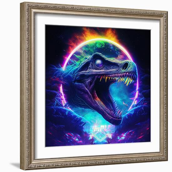 Dino Logo 2-null-Framed Premium Giclee Print