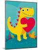 Dino Love-Michael Buxton-Mounted Art Print