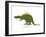 Dino Spinosaurus-Designs Sweet Melody-Framed Art Print