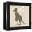 Dino Tyrannosaurus-Designs Sweet Melody-Framed Stretched Canvas