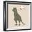 Dino Tyrannosaurus-Designs Sweet Melody-Framed Premium Giclee Print