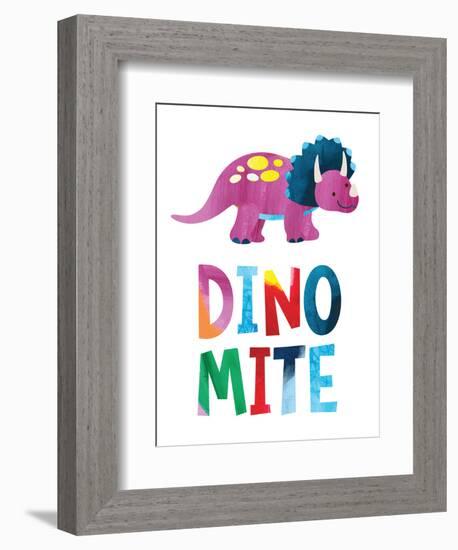 Dinomite Dino-Jennifer McCully-Framed Art Print