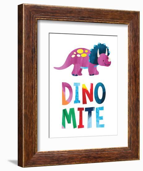 Dinomite Dino-Jennifer McCully-Framed Art Print