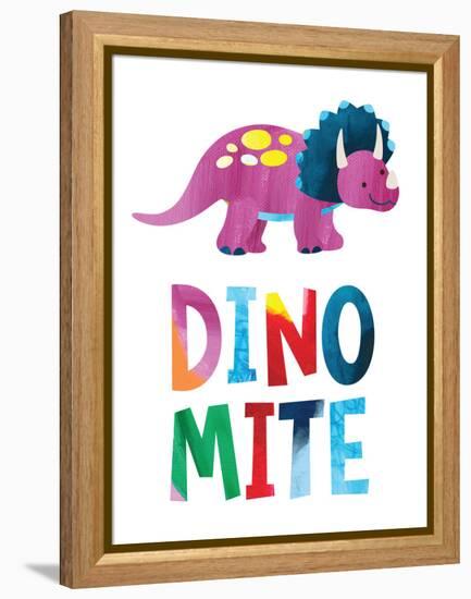 Dinomite Dino-Jennifer McCully-Framed Stretched Canvas