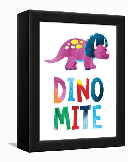 Dinomite Dino-Jennifer McCully-Framed Stretched Canvas