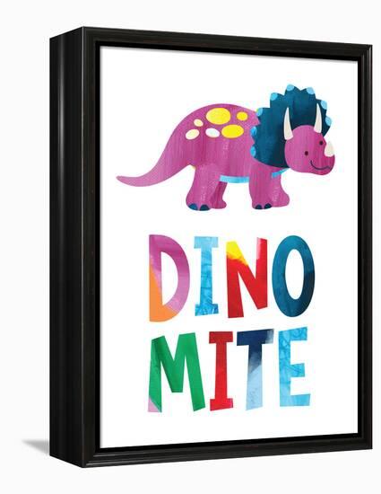 Dinomite Dino-Jennifer McCully-Framed Stretched Canvas