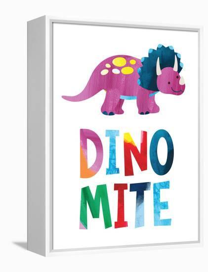 Dinomite Dino-Jennifer McCully-Framed Stretched Canvas