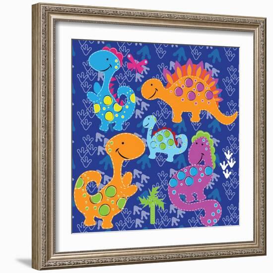 Dinos before Time-Asmaa’ Murad-Framed Giclee Print