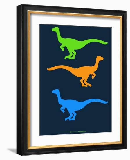 Dinosaur Family 12-NaxArt-Framed Art Print