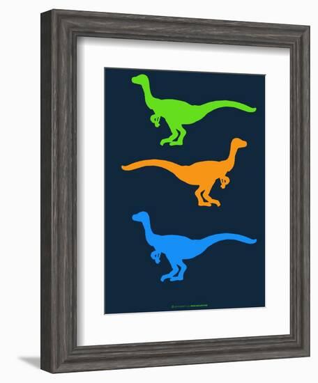 Dinosaur Family 12-NaxArt-Framed Art Print