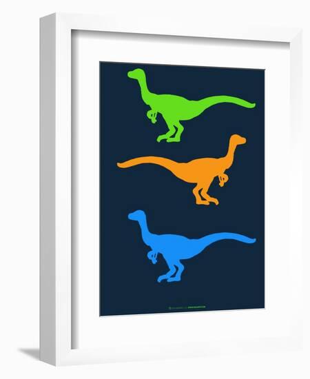 Dinosaur Family 12-NaxArt-Framed Art Print