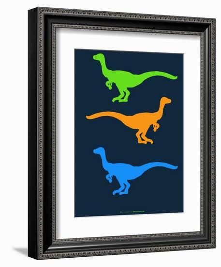 Dinosaur Family 12-NaxArt-Framed Art Print