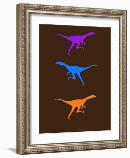 Dinosaur Family 17-NaxArt-Framed Art Print