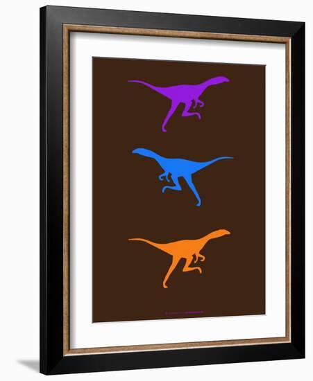 Dinosaur Family 17-NaxArt-Framed Art Print