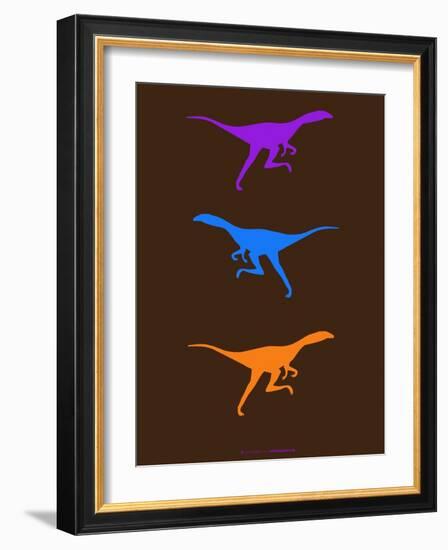 Dinosaur Family 17-NaxArt-Framed Art Print