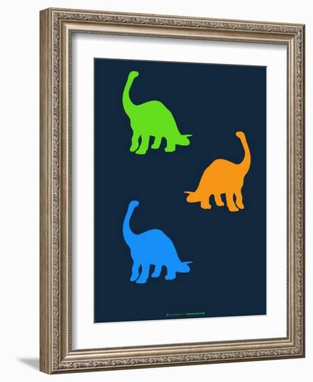 Dinosaur Family 18-NaxArt-Framed Art Print