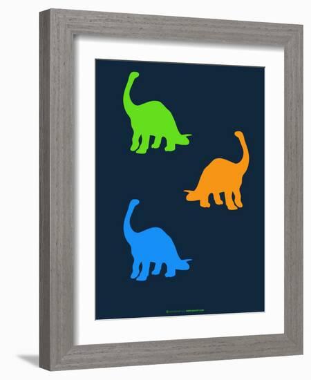 Dinosaur Family 18-NaxArt-Framed Art Print