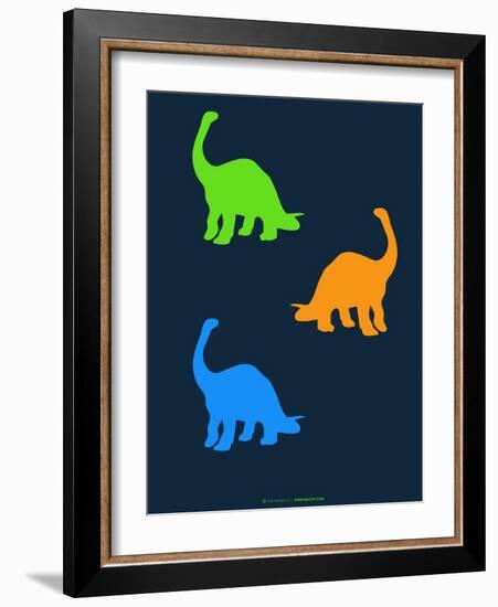 Dinosaur Family 18-NaxArt-Framed Art Print