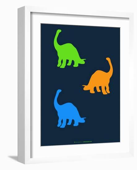 Dinosaur Family 18-NaxArt-Framed Art Print