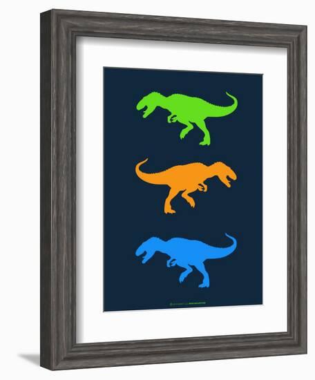 Dinosaur Family 22-NaxArt-Framed Art Print