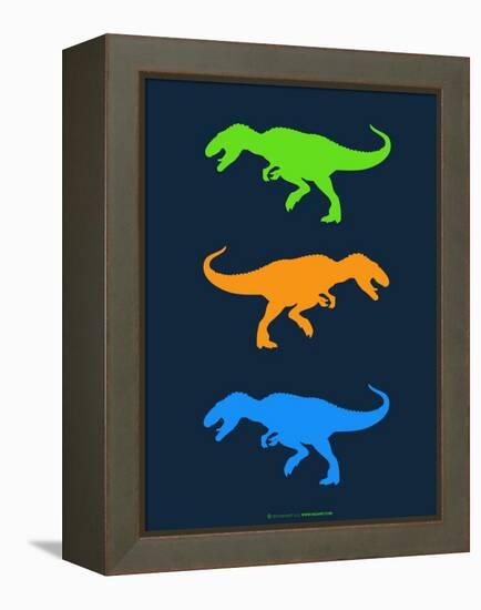 Dinosaur Family 22-NaxArt-Framed Stretched Canvas