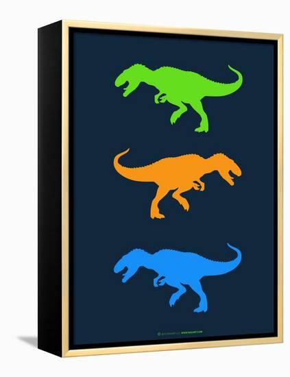 Dinosaur Family 22-NaxArt-Framed Stretched Canvas