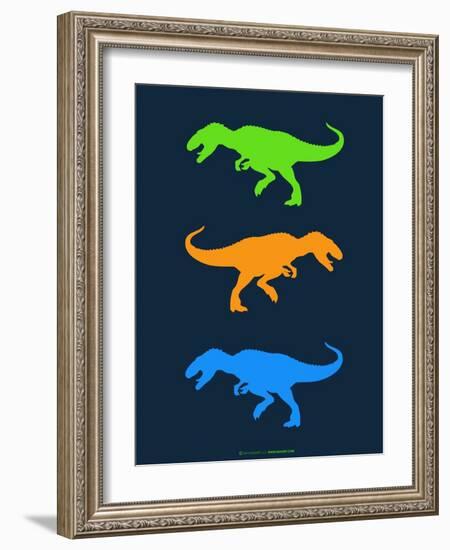 Dinosaur Family 22-NaxArt-Framed Art Print