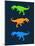 Dinosaur Family 22-NaxArt-Mounted Art Print