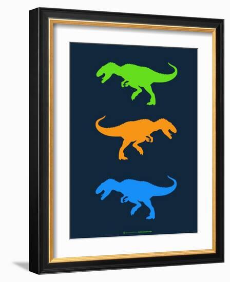 Dinosaur Family 22-NaxArt-Framed Art Print