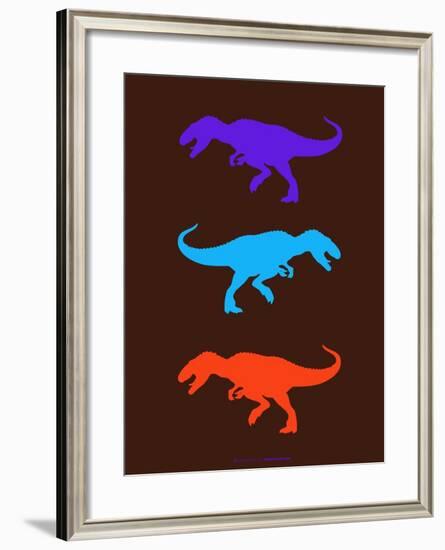 Dinosaur Family 24-NaxArt-Framed Art Print