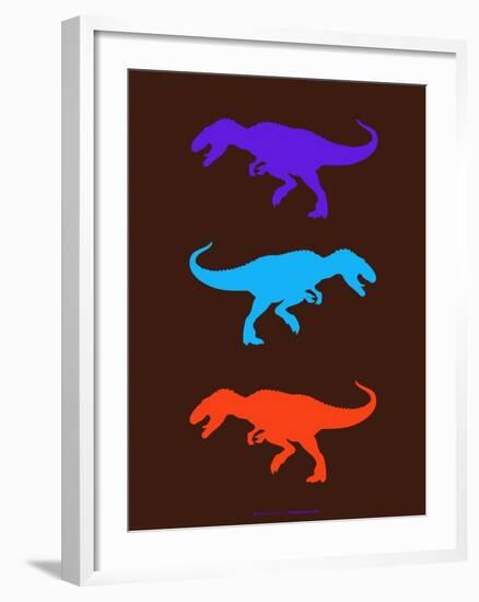 Dinosaur Family 24-NaxArt-Framed Art Print