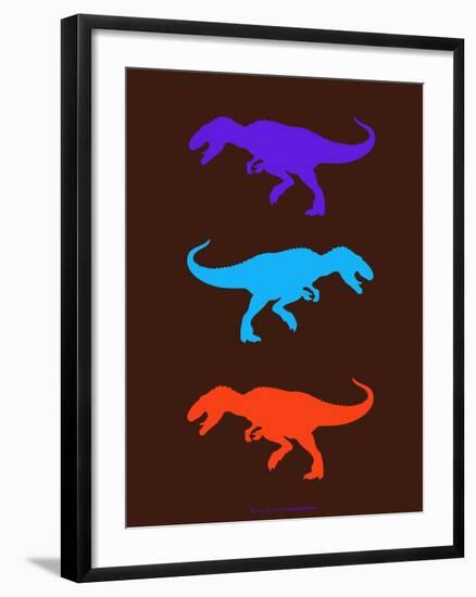 Dinosaur Family 24-NaxArt-Framed Art Print