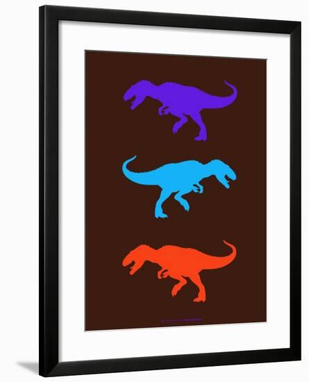 Dinosaur Family 24-NaxArt-Framed Art Print